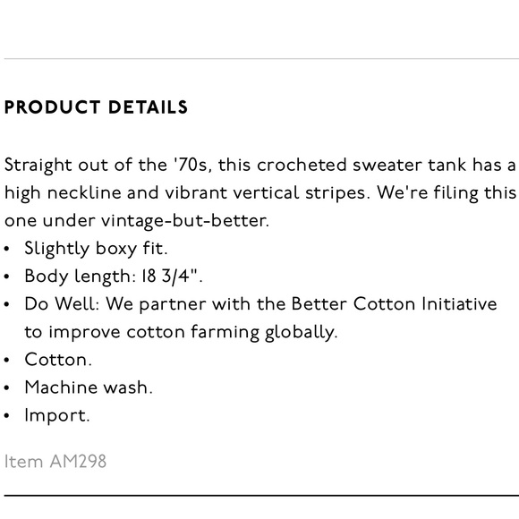 Madewell Crochet Janson Sweater Tank in Rainbow Stripe - Picture 3 of 6